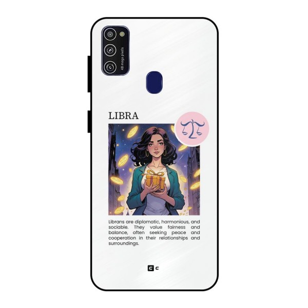 Love Libra Metal Back Case for Galaxy M30s