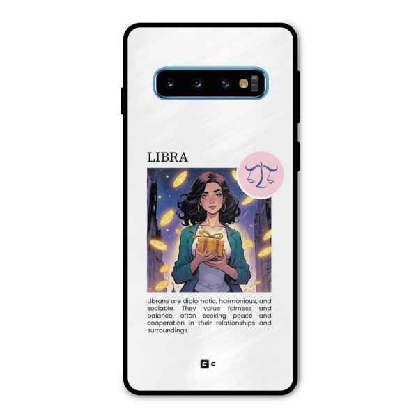 Love Libra Metal Back Case for Galaxy S10