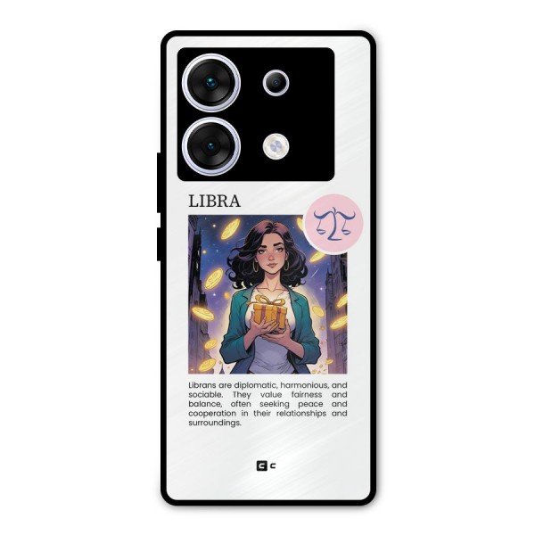 Love Libra Metal Back Case for Infinix Zero 30 5G