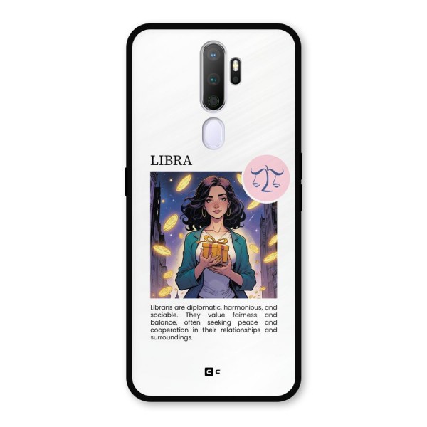 Love Libra Metal Back Case for Oppo A9 (2020)