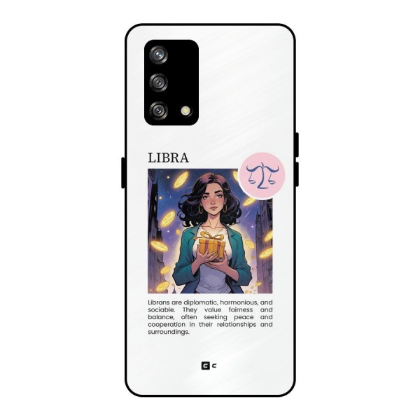 Love Libra Metal Back Case for Oppo F19