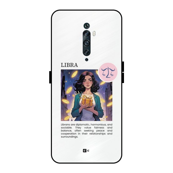 Love Libra Metal Back Case for Oppo Reno2 F