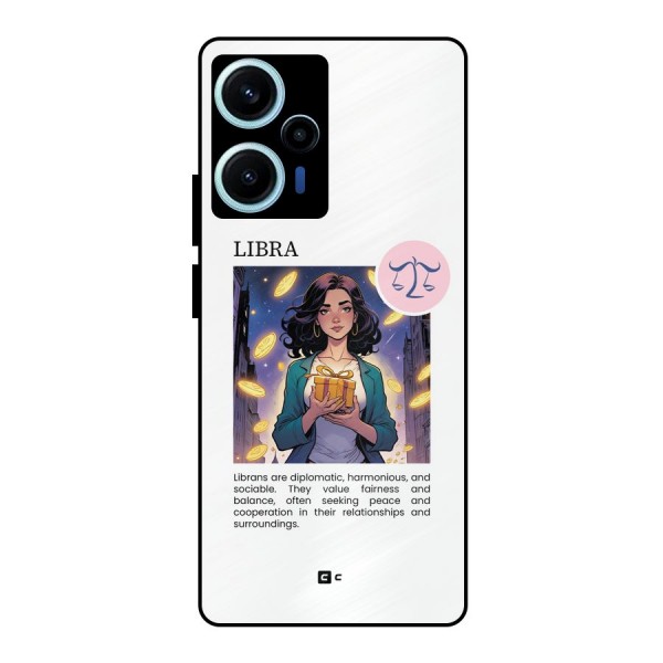 Love Libra Metal Back Case for Poco F5