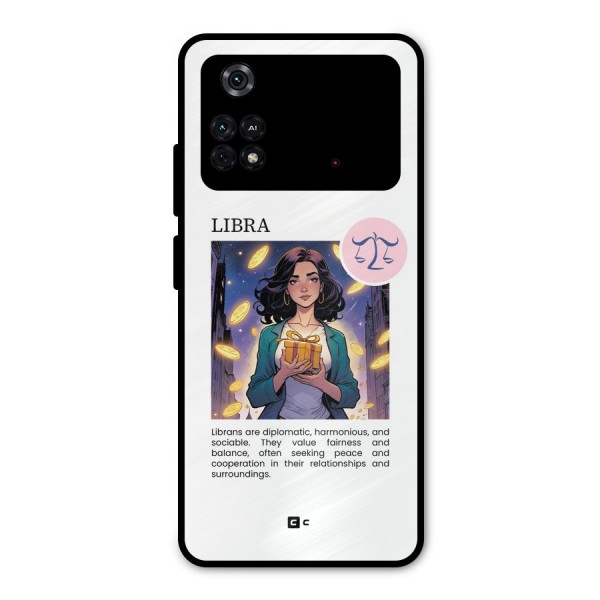 Love Libra Metal Back Case for Poco M4 Pro 4G