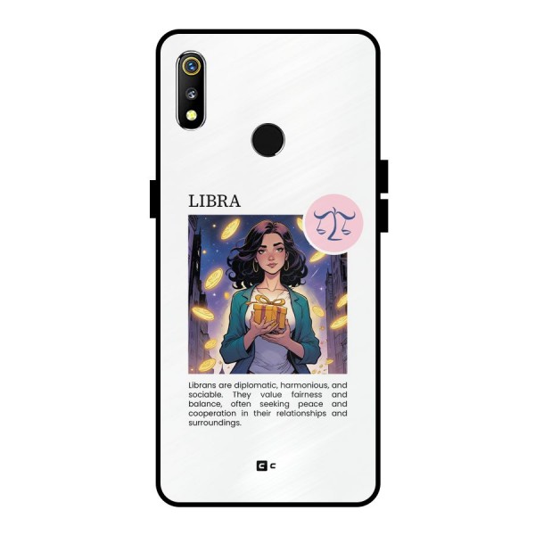 Love Libra Metal Back Case for Realme 3