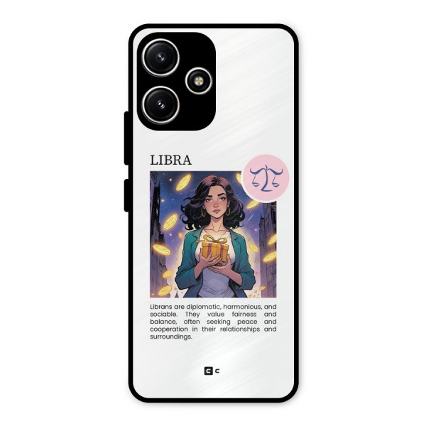 Love Libra Metal Back Case for Redmi 12 5G