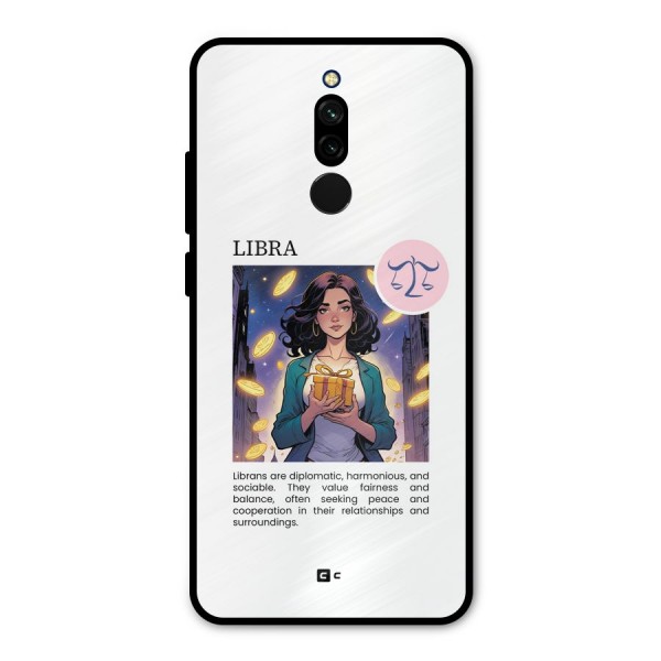 Love Libra Metal Back Case for Redmi 8