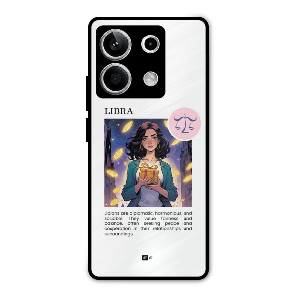 Love Libra Metal Back Case for Redmi Note 13 5G