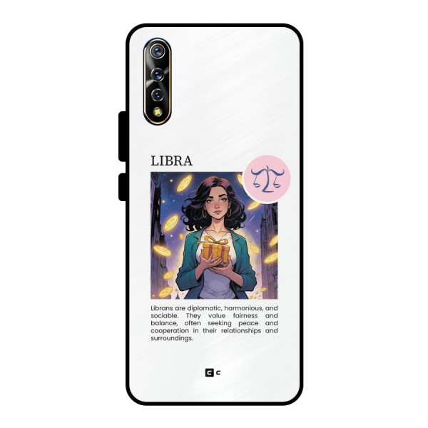 Love Libra Metal Back Case for Vivo S1