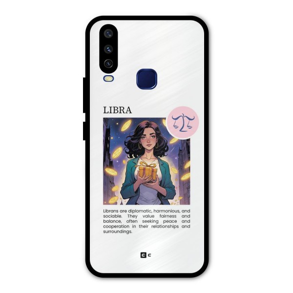 Love Libra Metal Back Case for Vivo U10