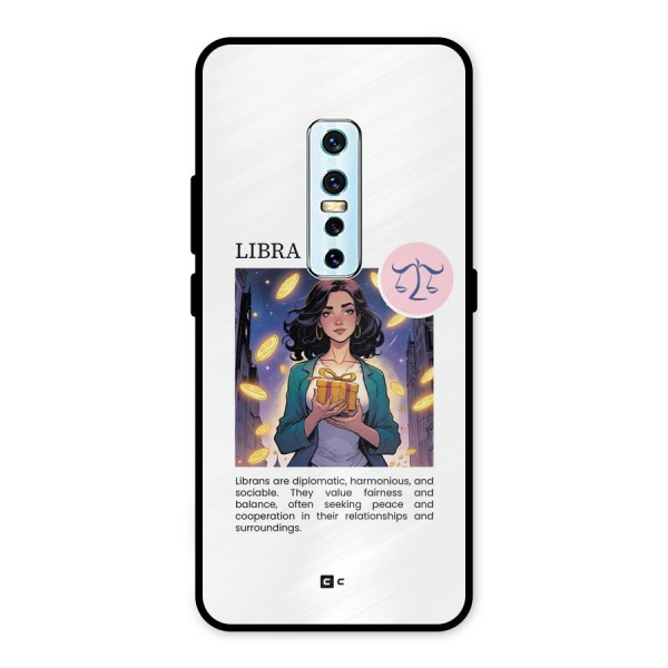 Love Libra Metal Back Case for Vivo V17 Pro