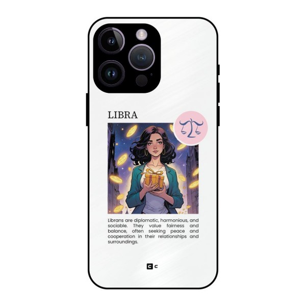 Love Libra Metal Back Case for iPhone 14 Pro Max