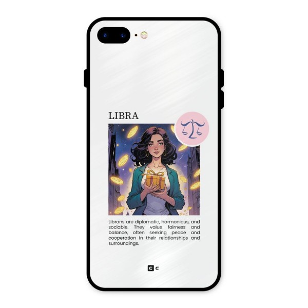 Love Libra Metal Back Case for iPhone 8 Plus