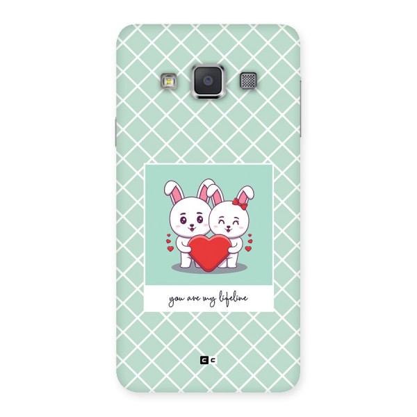 Love Lifeline Back Case for Galaxy A3