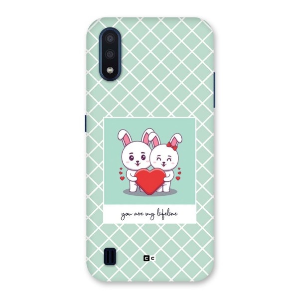 Love Lifeline Back Case for Galaxy M01