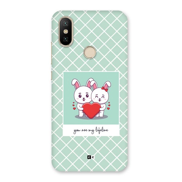 Love Lifeline Back Case for Mi A2