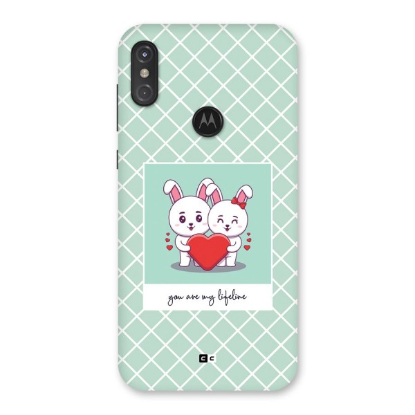 Love Lifeline Back Case for Motorola One Power