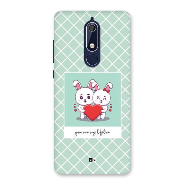 Love Lifeline Back Case for Nokia 5.1