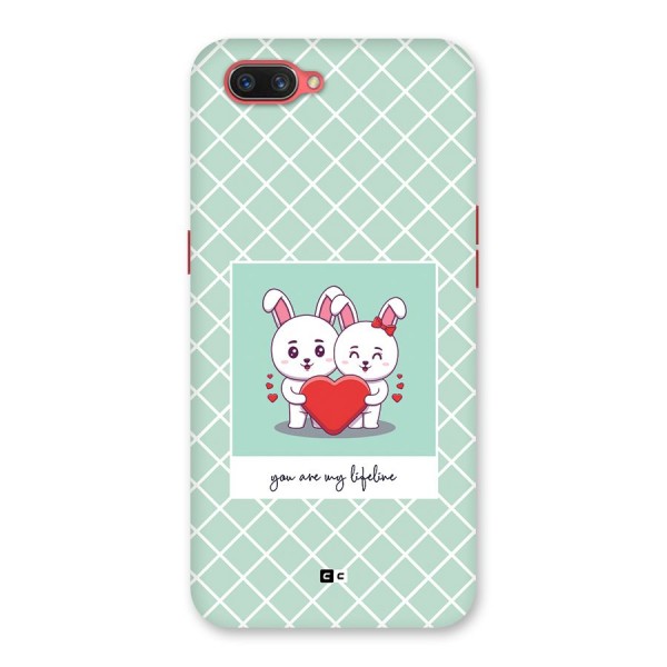 Love Lifeline Back Case for Oppo A3s