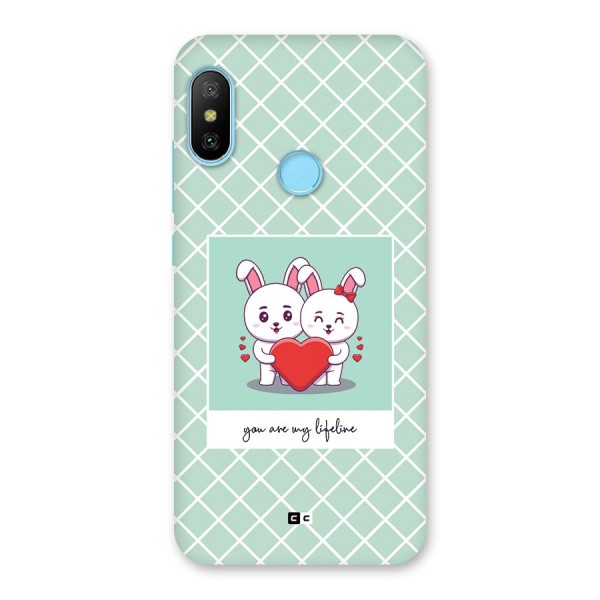 Love Lifeline Back Case for Redmi 6 Pro