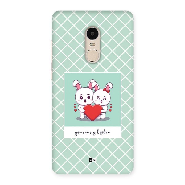 Love Lifeline Back Case for Redmi Note 4