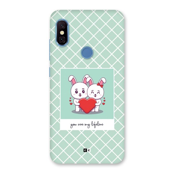 Love Lifeline Back Case for Redmi Note 6 Pro