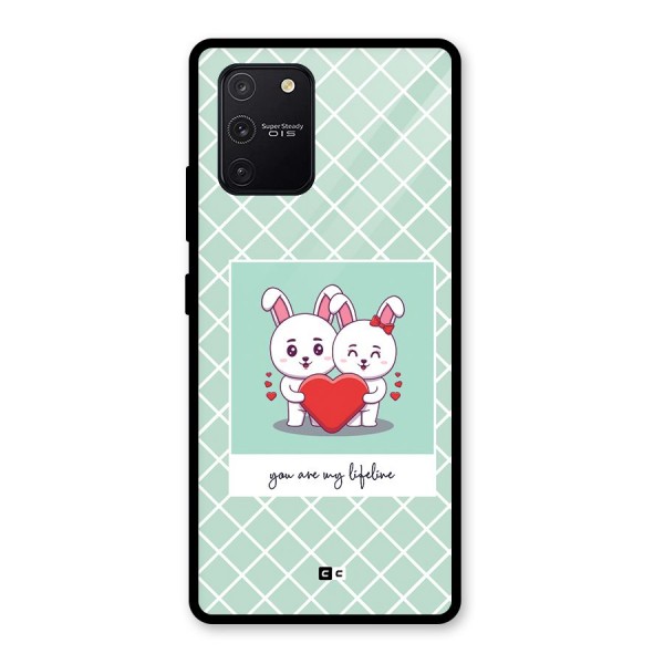 Love Lifeline Glass Back Case for Galaxy S10 Lite