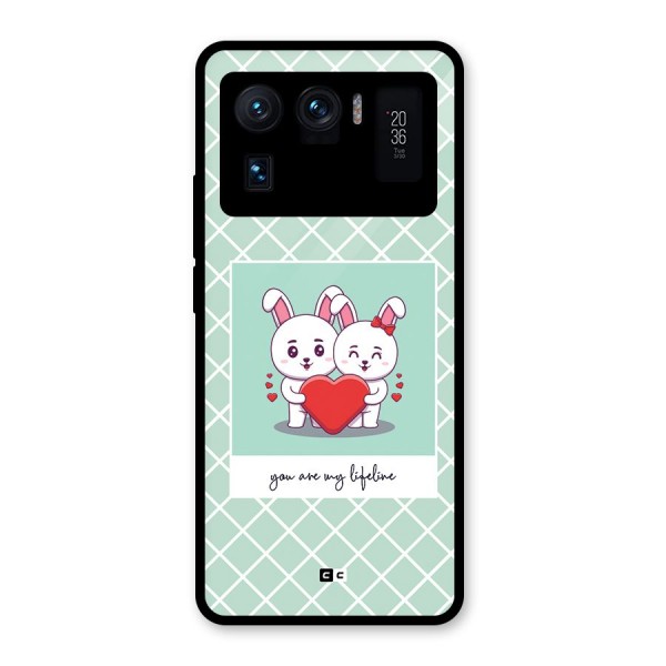 Love Lifeline Glass Back Case for Mi 11 Ultra