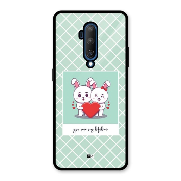 Love Lifeline Glass Back Case for OnePlus 7T Pro