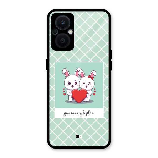 Love Lifeline Glass Back Case for Oppo F21s Pro 5G