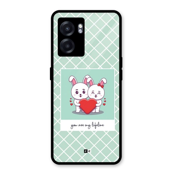 Love Lifeline Glass Back Case for Oppo K10 (5G)