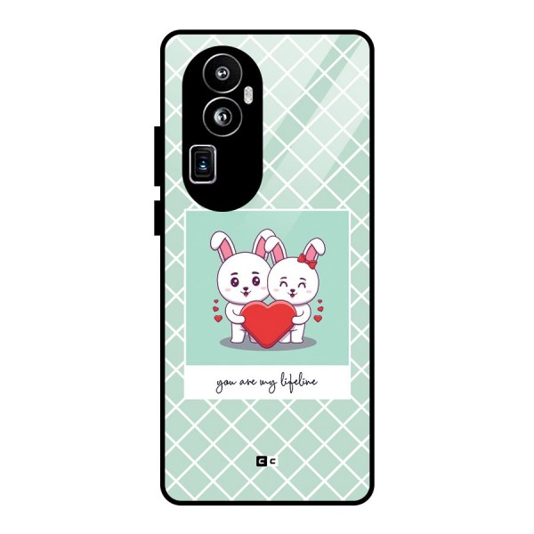 Love Lifeline Glass Back Case for Oppo Reno10 Pro Plus