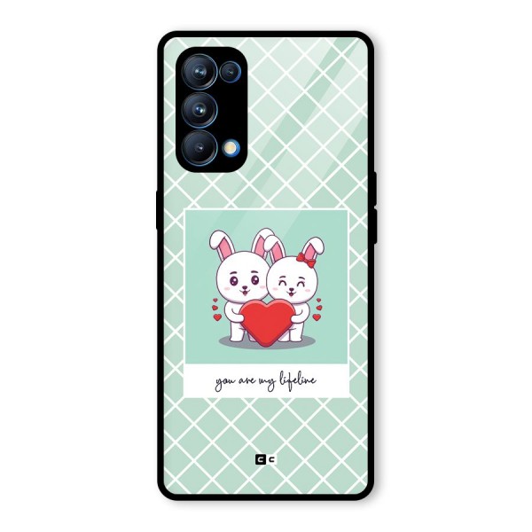 Love Lifeline Glass Back Case for Oppo Reno5 Pro 5G