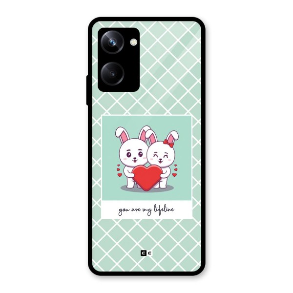 Love Lifeline Glass Back Case for Realme 10 Pro