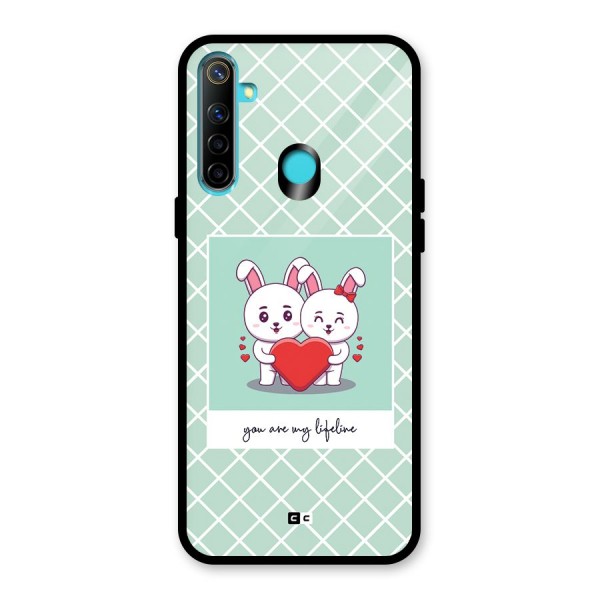 Love Lifeline Glass Back Case for Realme 5