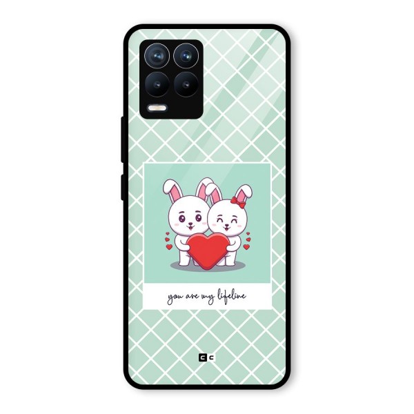 Love Lifeline Glass Back Case for Realme 8 Pro