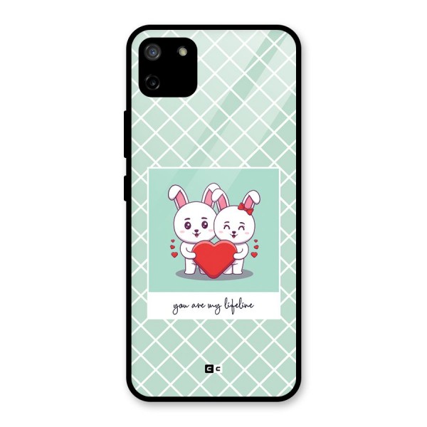 Love Lifeline Glass Back Case for Realme C11