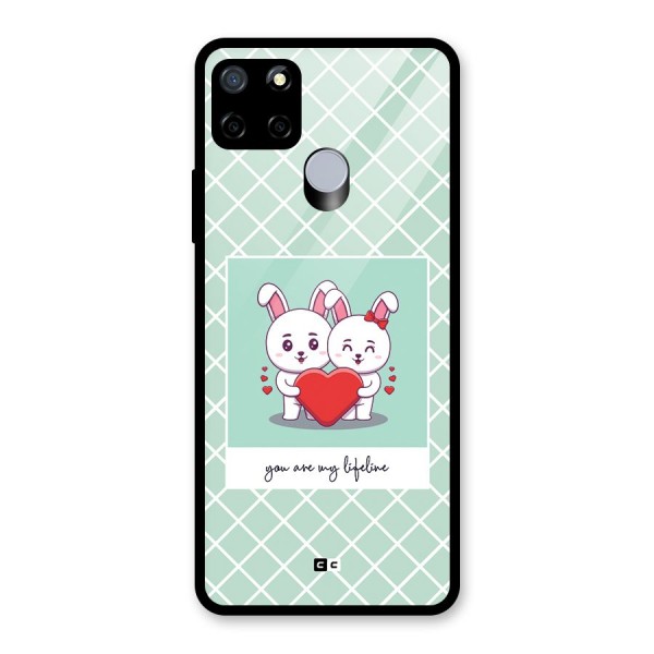 Love Lifeline Glass Back Case for Realme C12