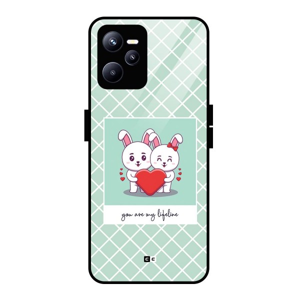 Love Lifeline Glass Back Case for Realme C35