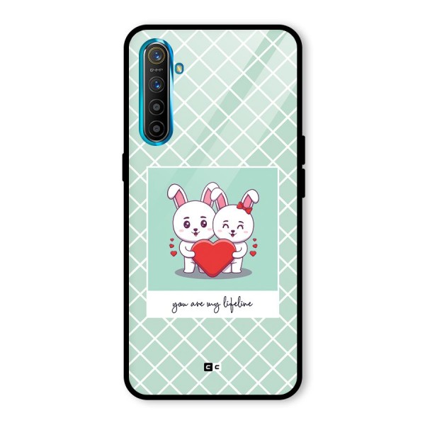 Love Lifeline Glass Back Case for Realme X2