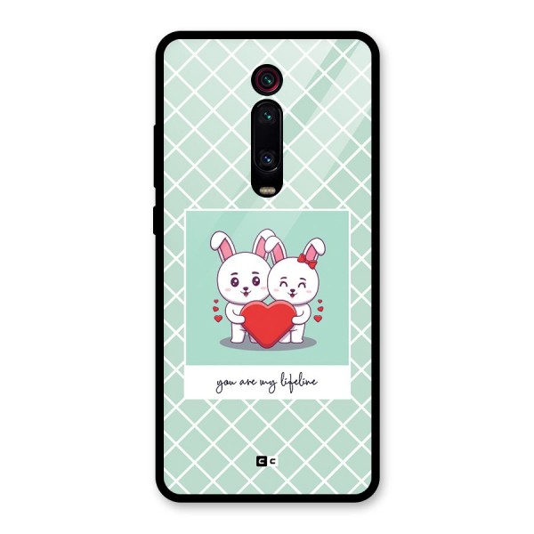 Love Lifeline Glass Back Case for Redmi K20