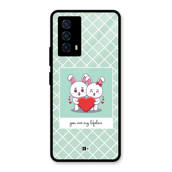 Love Lifeline Glass Back Case for Vivo iQOO Z5