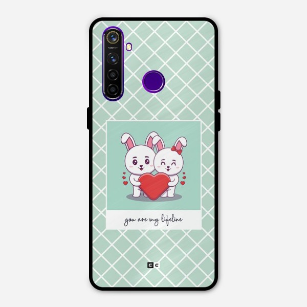 Love Lifeline Metal Back Case for Realme 5 Pro