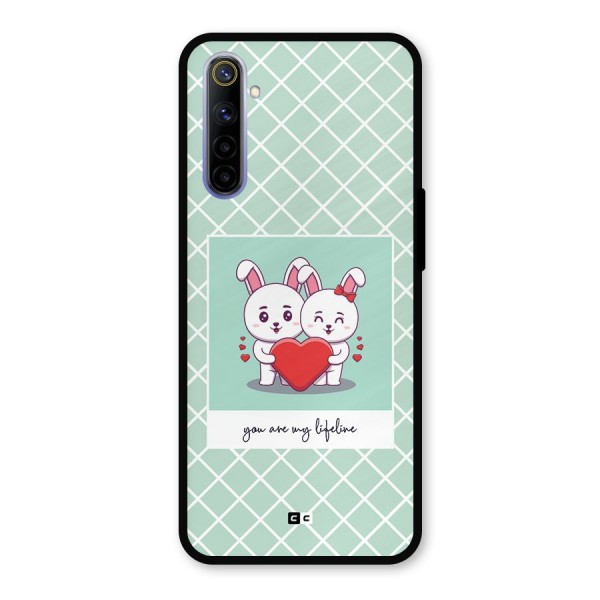 Love Lifeline Metal Back Case for Realme 6