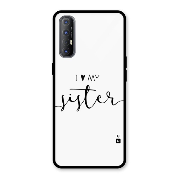 Love My Sister Back Case for Oppo Reno3 Pro