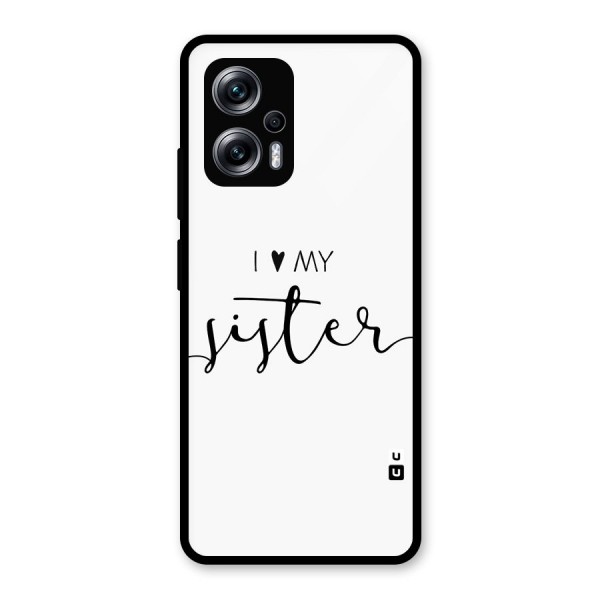 Love My Sister Back Case for Redmi K50i