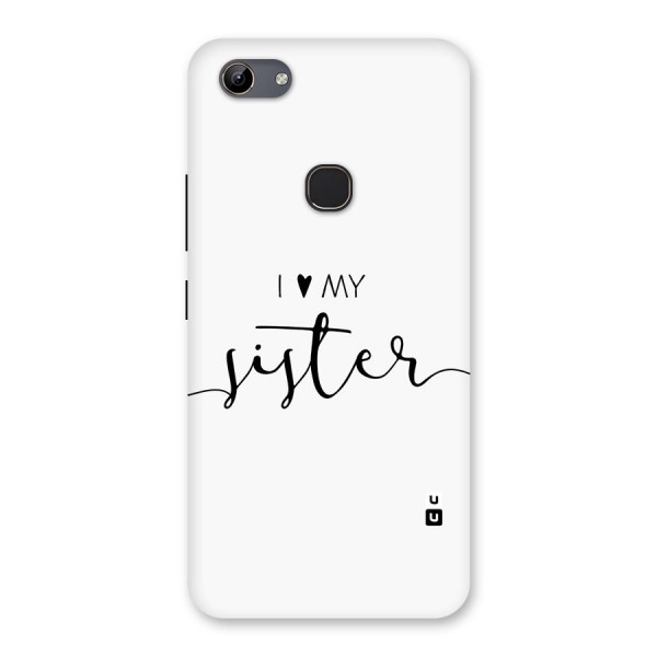 Love My Sister Back Case for Vivo Y81