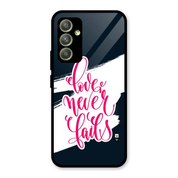 Love Never Fails Glass Back Case for Galaxy A54