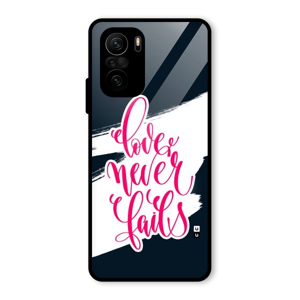 Love Never Fails Glass Back Case for Mi 11x