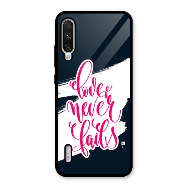 Love Never Fails Glass Back Case for Mi A3